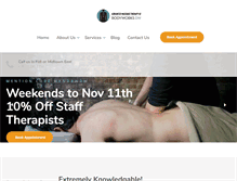 Tablet Screenshot of bodyworksdw.com